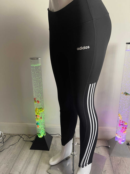 Adidas Women's 3-Stripes Training Leggings Black Size M