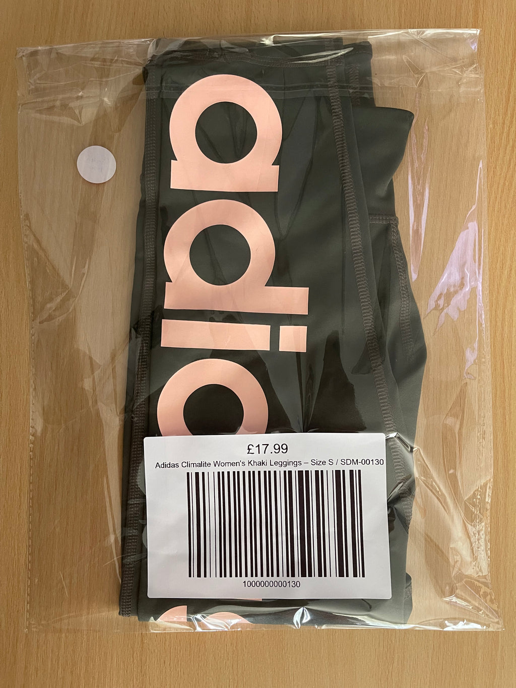 Adidas Climalite Women's Khaki Leggings – Size S