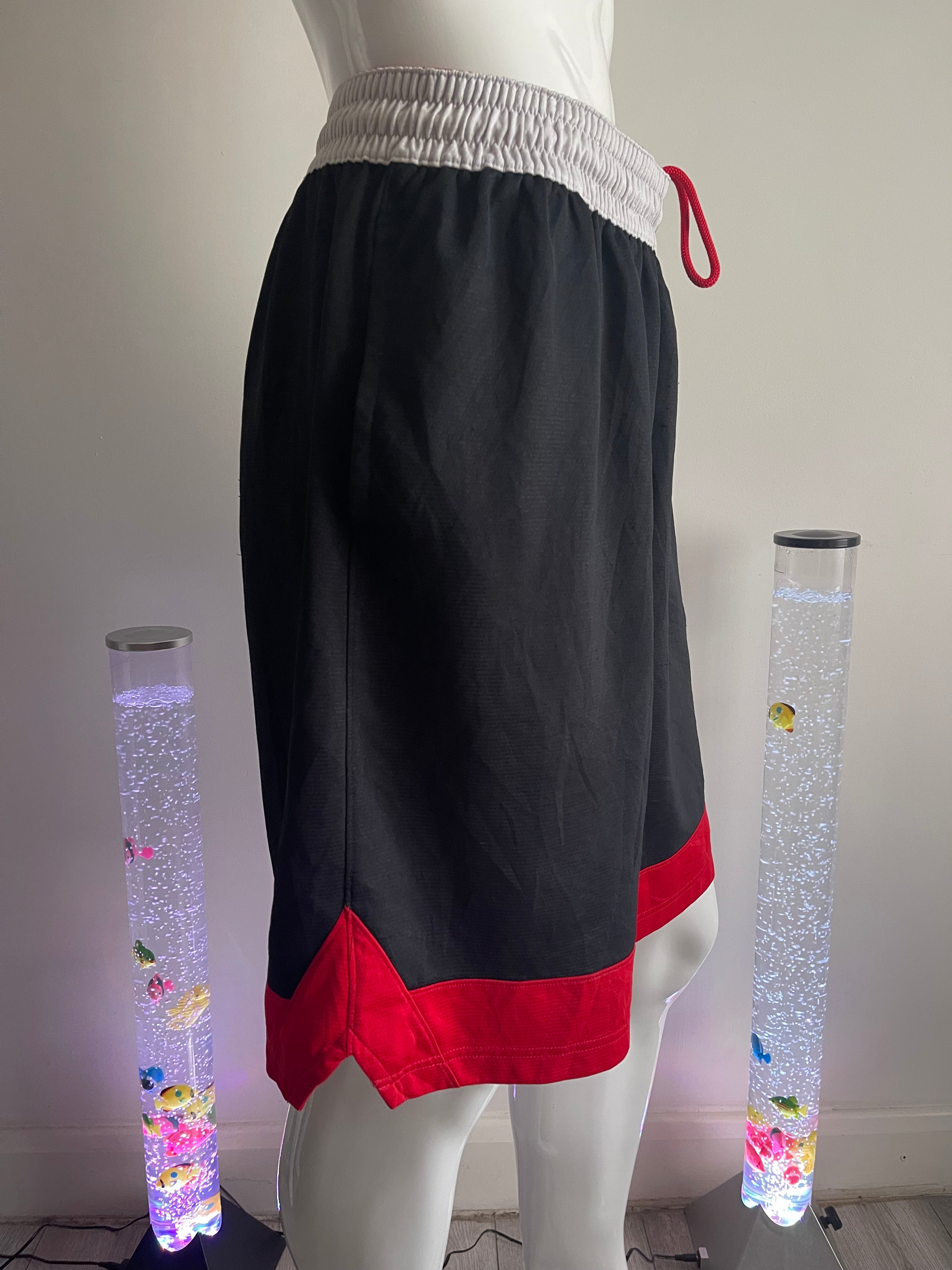 Nike Dri-FIT Basketball Shorts Black/Red XL with Pockets