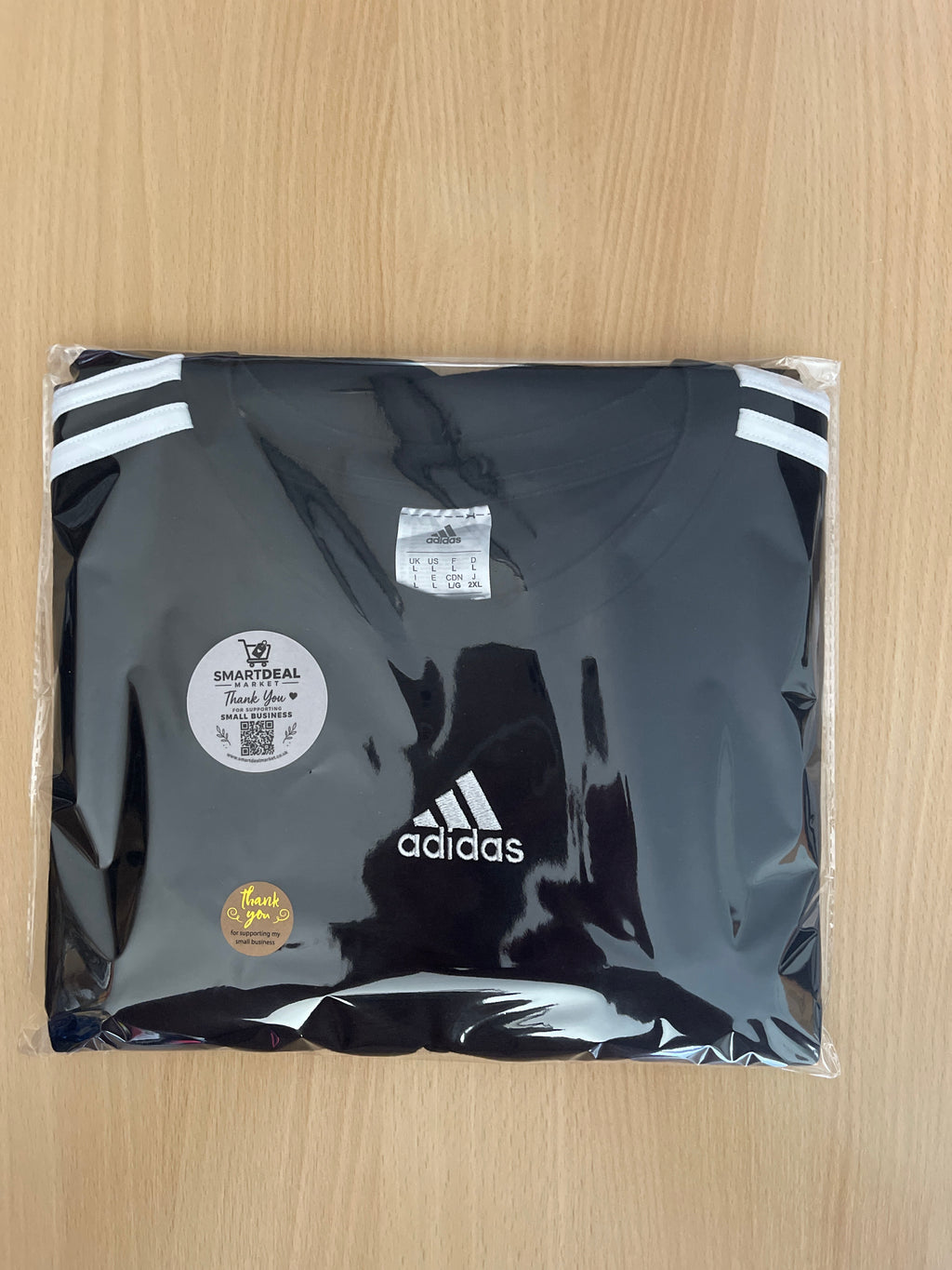 Adidas Black Sports T-Shirt L