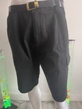 Wrangler Men's Black Cargo Shorts 100% Cotton – Size 38
