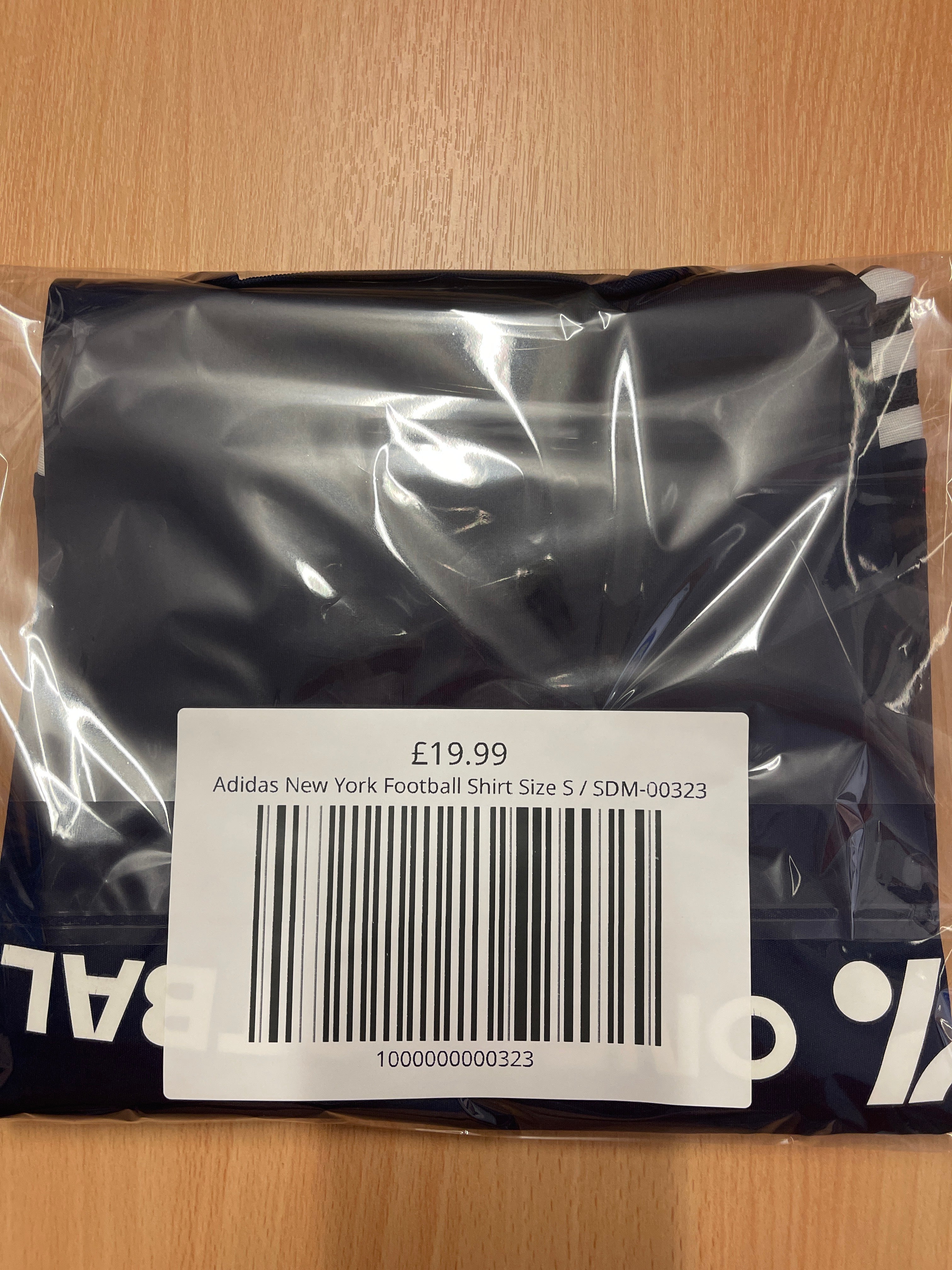 Adidas New York Football Shirt Size S