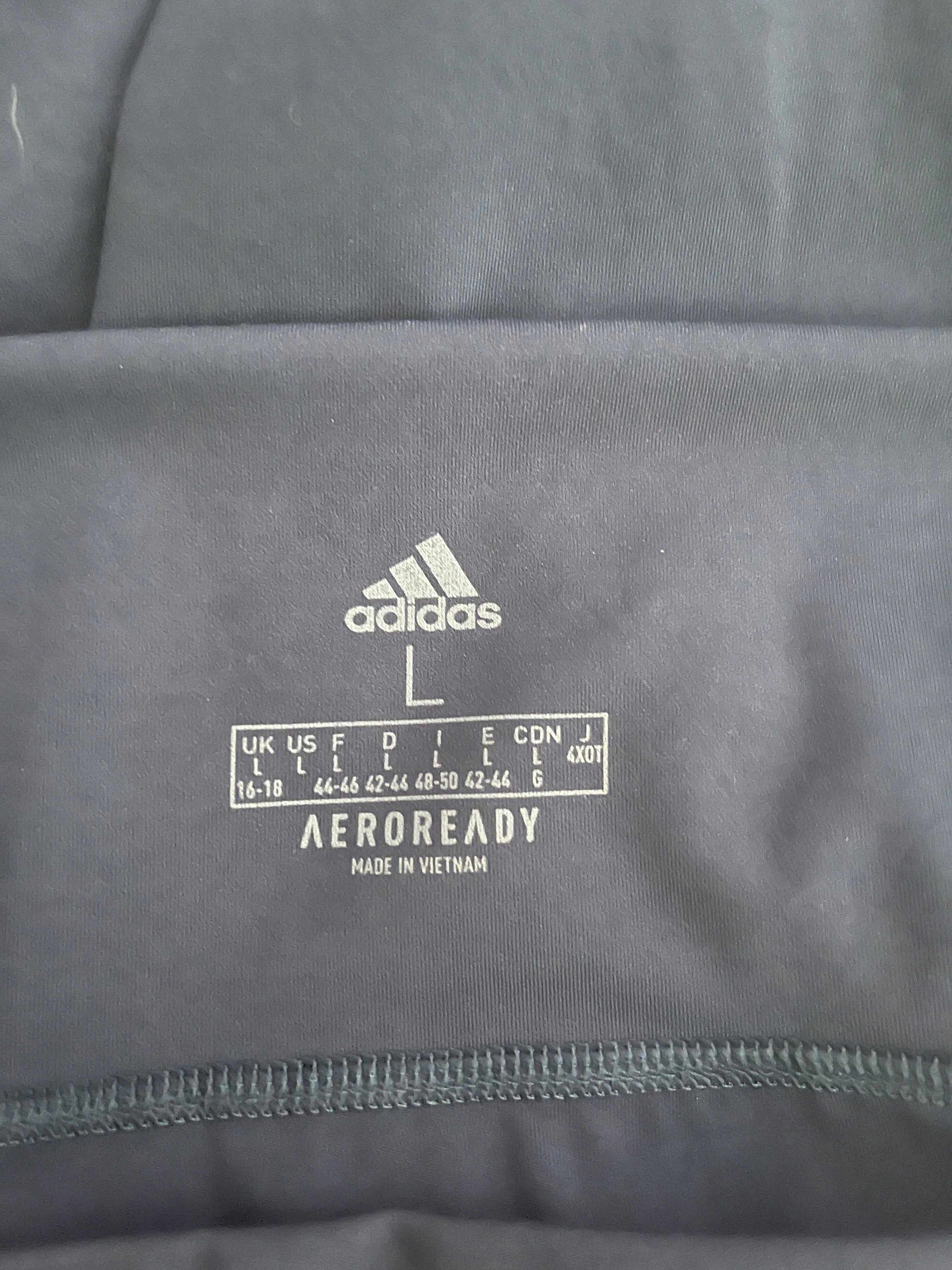 Adidas Women's High-Waist Training Leggings Black Size L