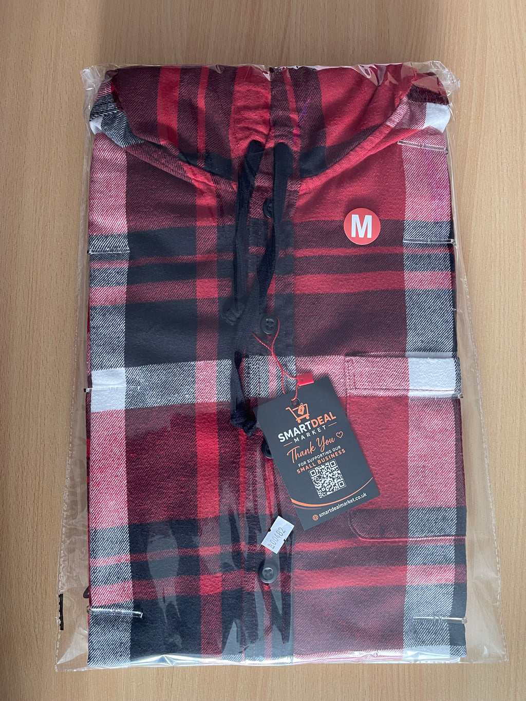 American Eagle Hooded Checked Shirt Size M
