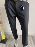 Dividers Men's Smart Trousers Black W36 L29