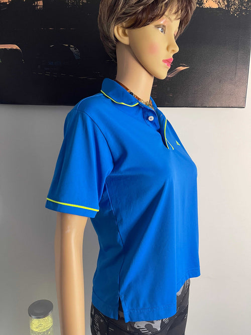 Adidas Golf Performance Polo Shirt Blue Size S