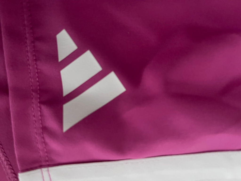 Adidas Women’s 3-Stripes Running Shorts Pink Size L US 14