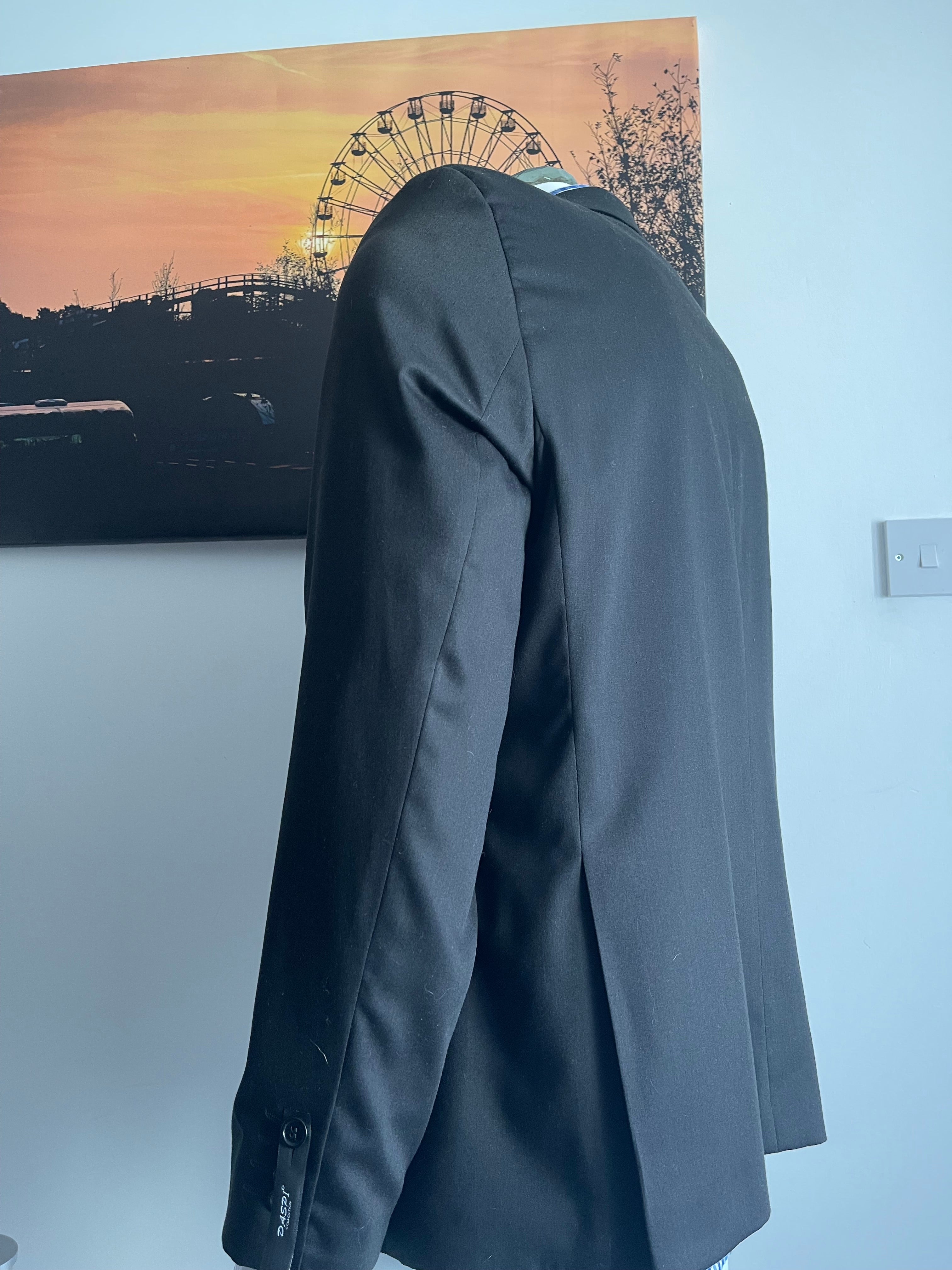 DASPI Slim Fit Wool Blend Suit Jacket 54 New With Tags