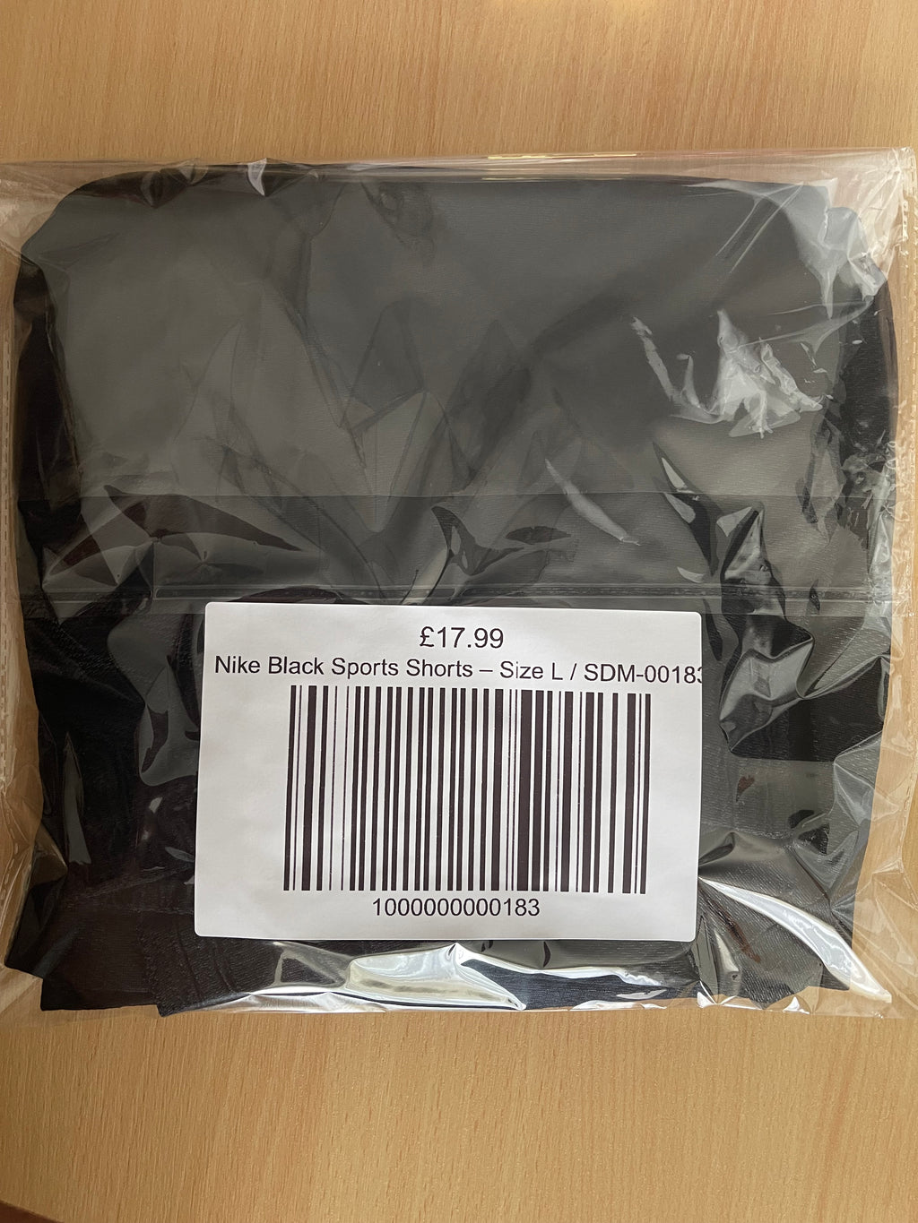 Nike Black Sports Shorts – Size L