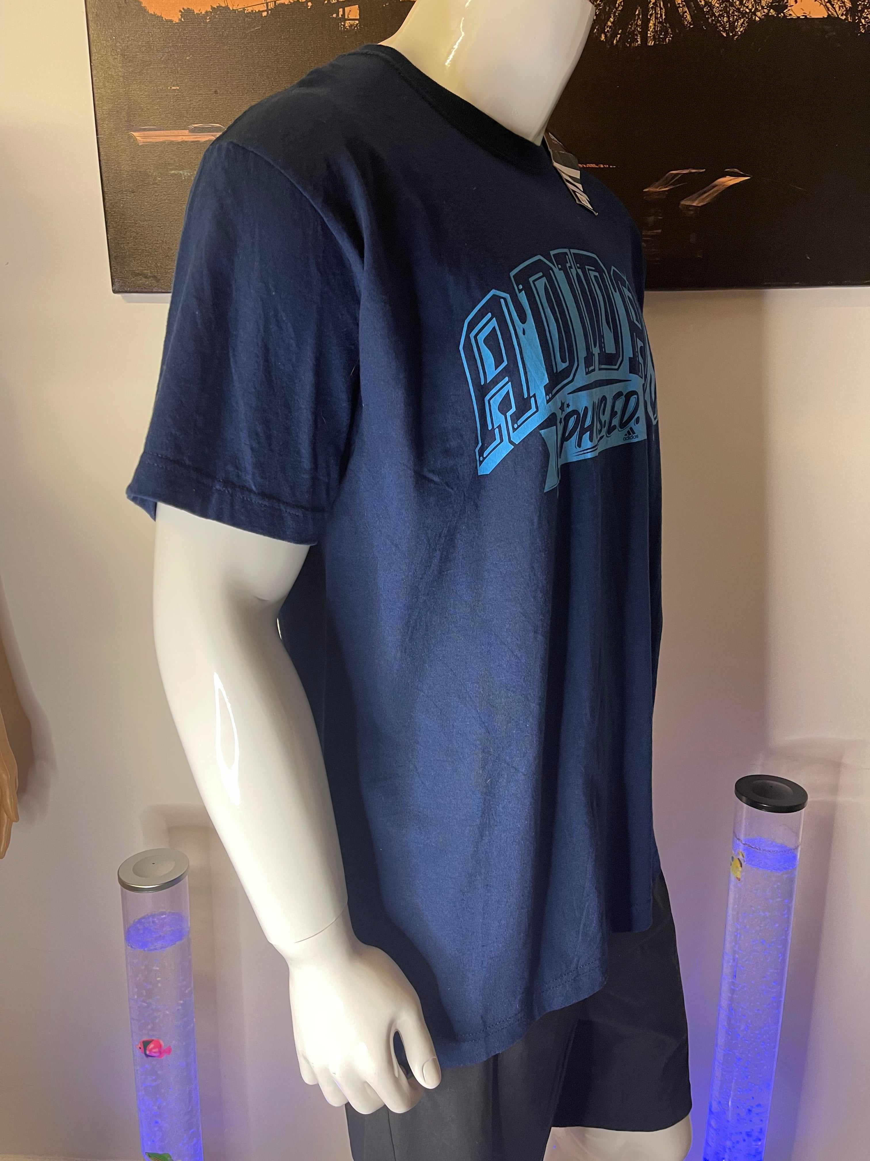 Adidas Men's Graphic T-Shirt Navy Blue Size L – New With Tags