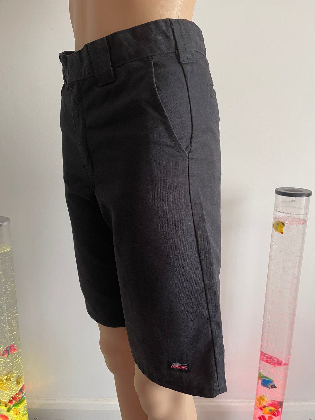Dickies Women’s Work Shorts Size 14 Regular – Black – With Pockets
