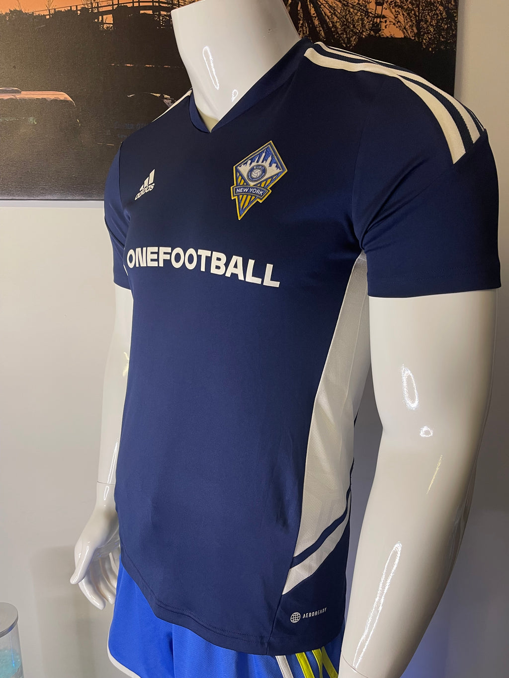 Adidas New York Football Shirt Size S