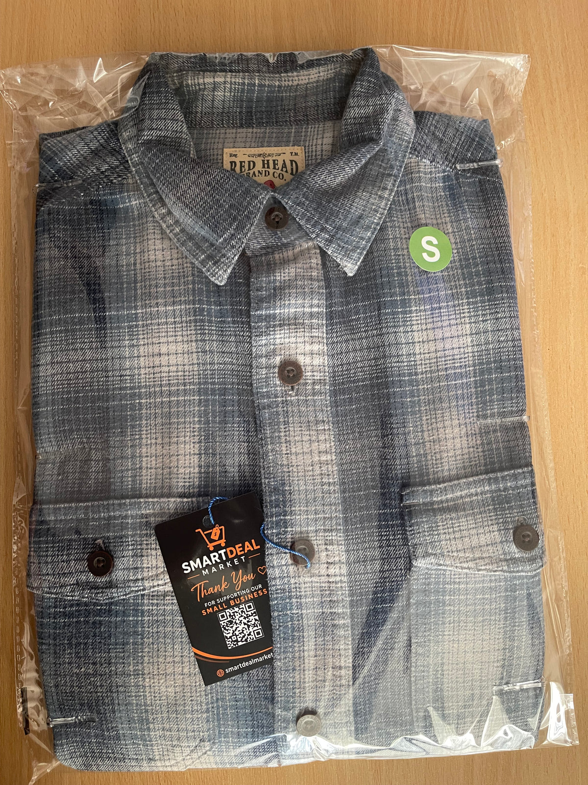 Red Head Men’s Checked Shirt Size S