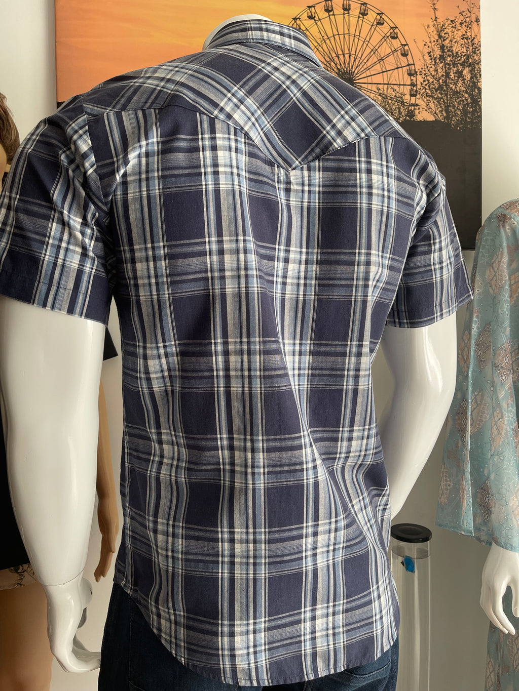 Wrangler Men’s Western Check Shirt Size M