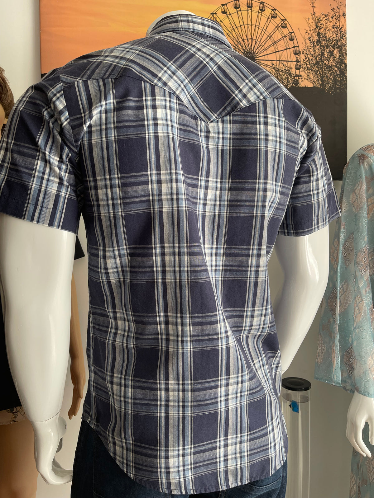 Wrangler Men’s Western Check Shirt Size M