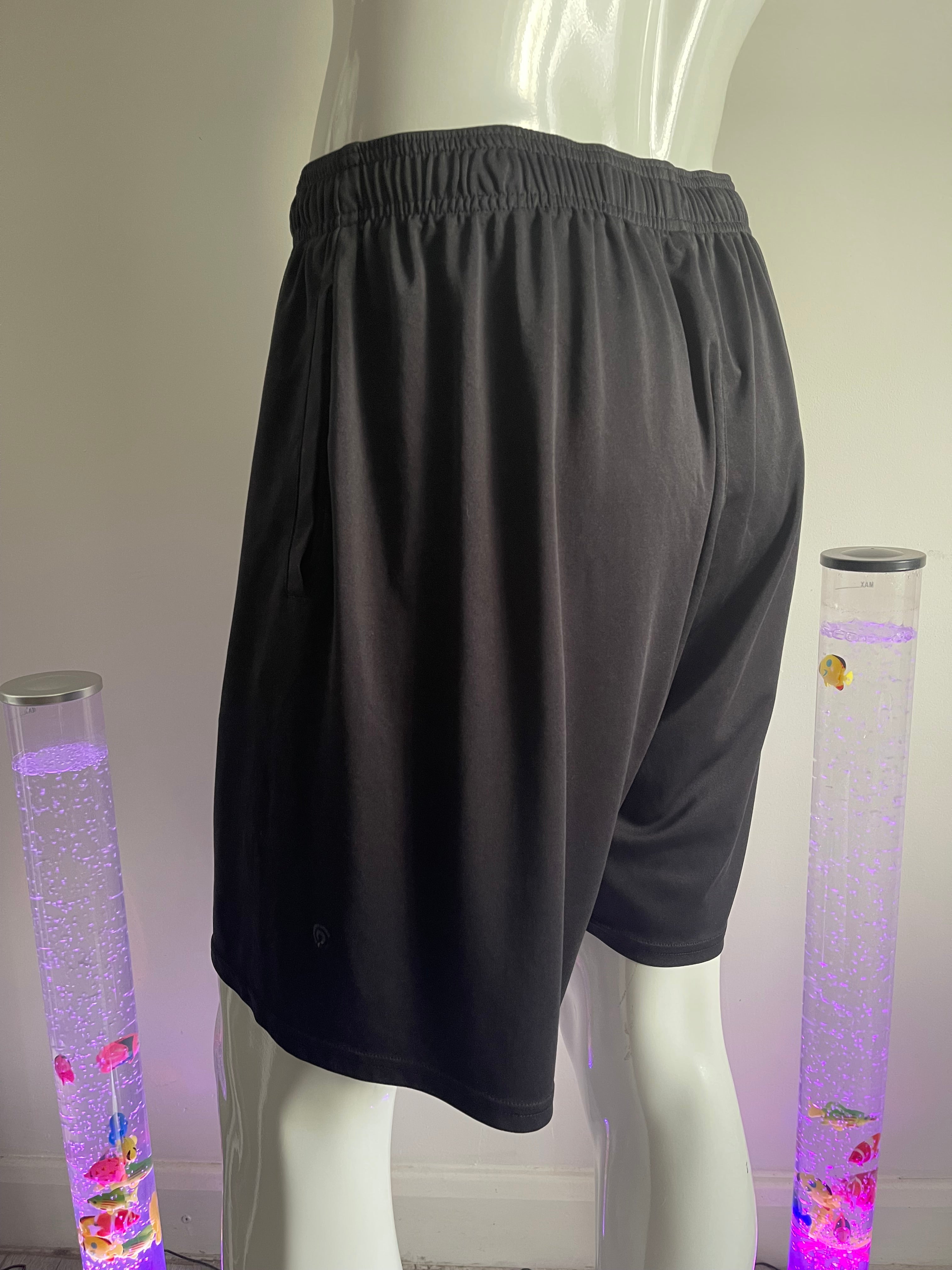 Champion Men's Black Sports Shorts with Pockets XXL