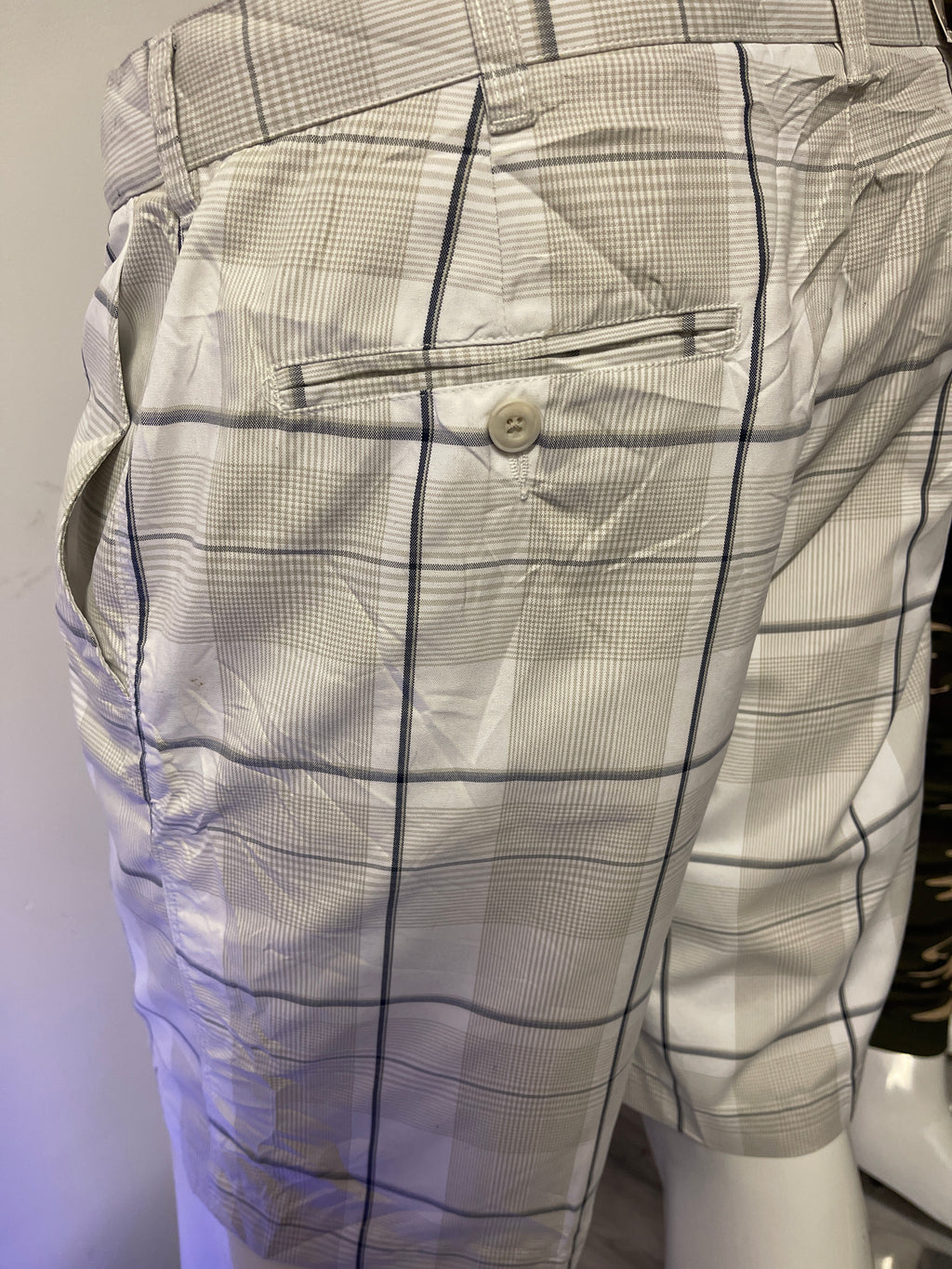 👉 Men’s Checked Shorts – Lightweight Summer Golf Style | Comfortable Fit