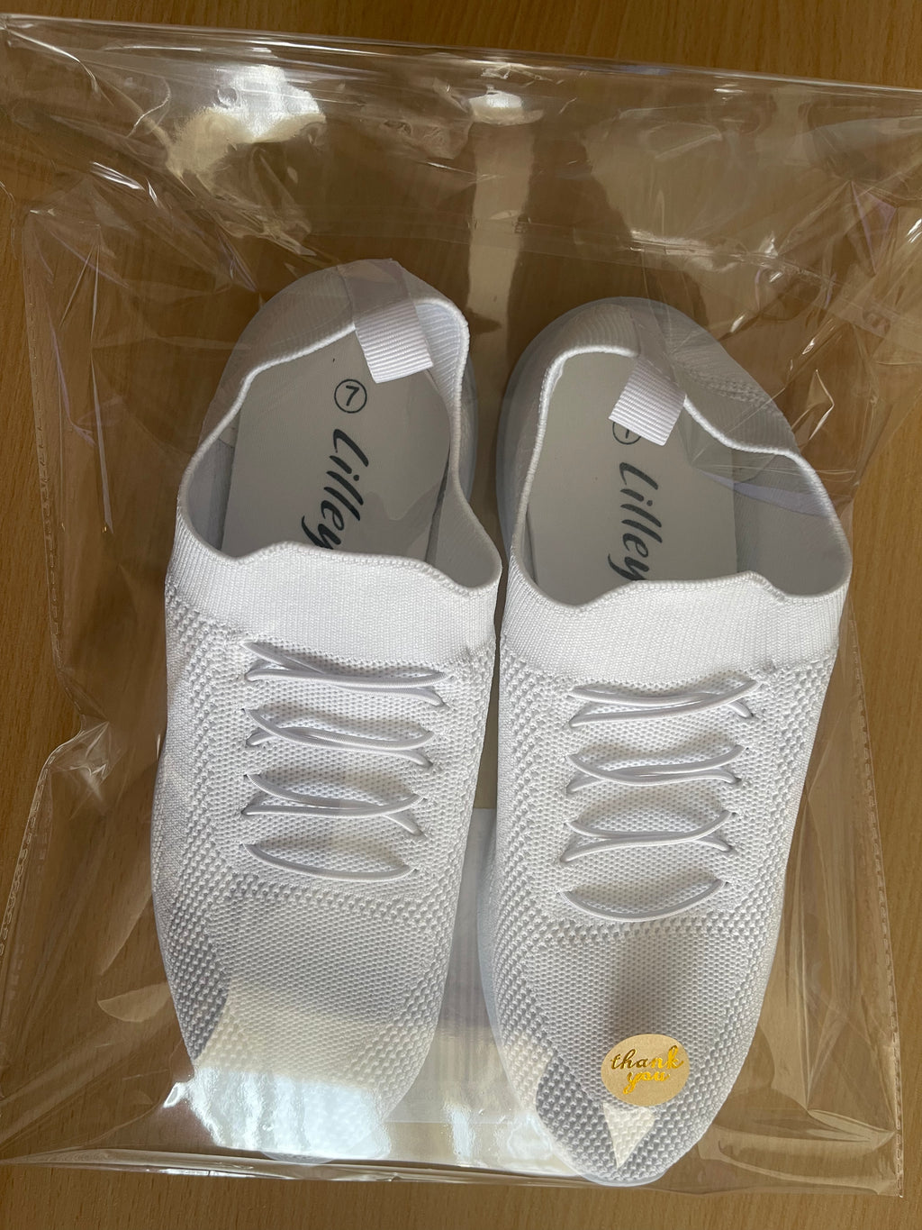 Lilley Women's White Knit Trainers UK 7 – New